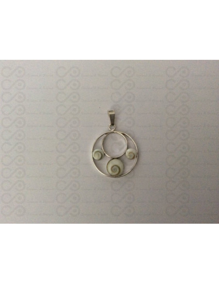SP 0348 Pendentif Shiva Oeil Argent