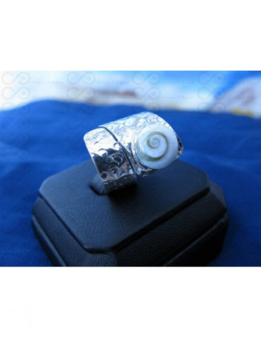 SR 0001 Anillo Shiva Ojo Plata