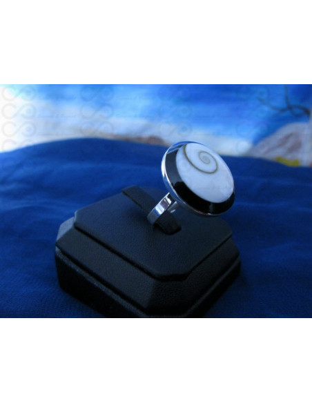 SR 0009 Anello in Argento con Occhio di Shiva