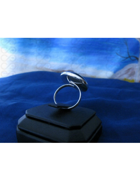 SR 0009 Anel Olho Shiva Prata