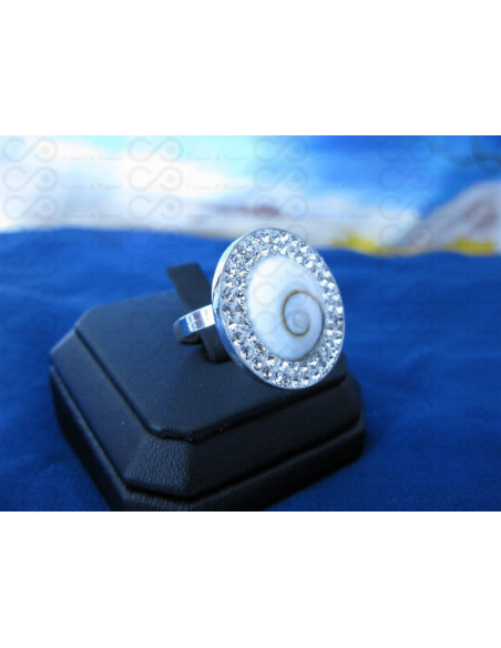 SR 0012 Anillo Shiva Ojo Plata