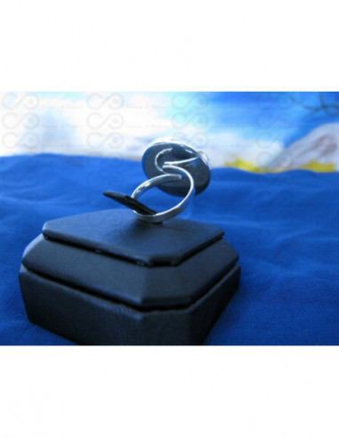 SR 0012 Anel Olho Shiva Prata