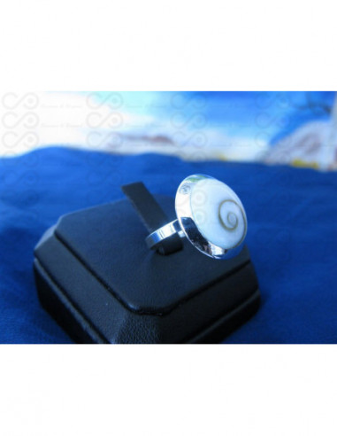 SR 0028 Anello in Argento con Occhio di Shiva