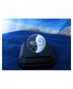 SR 0050 Anello in Argento con Occhio di Shiva