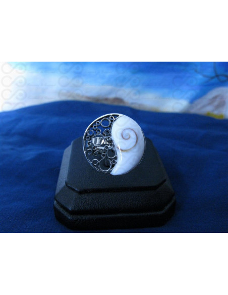 SR 0050 Anillo Shiva Ojo Plata