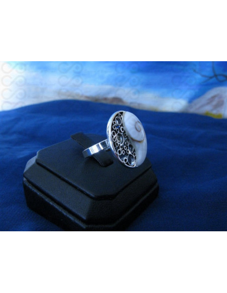 SR 0050 Bague Shiva Oeil Argent