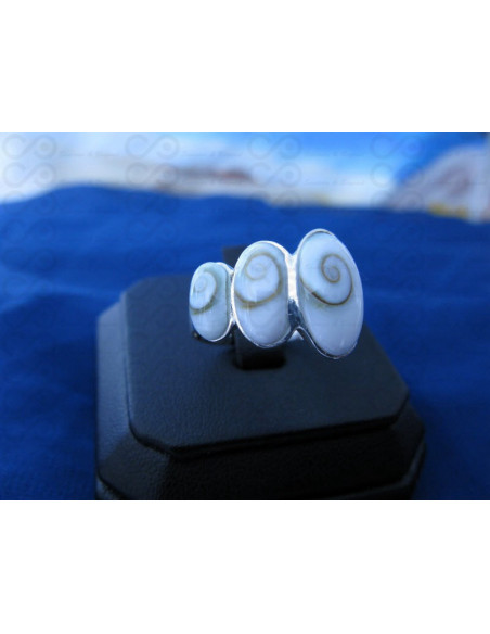 SR 0052 Ring Shiva Auge Silber