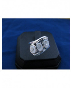 SR 0079 Ring Shiva Auge Silber