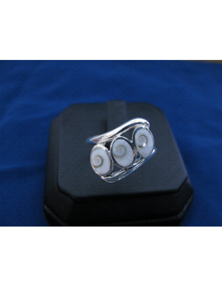 SR 0079 Anillo Shiva Ojo Plata