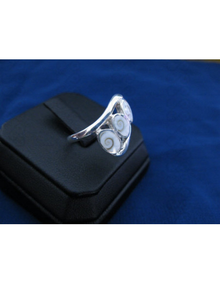 SR 0079 Anello in Argento con Occhio di Shiva