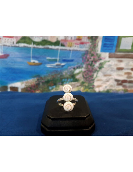 SR 0095 Anillo Shiva Ojo Plata