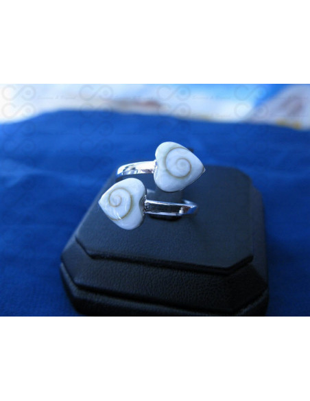 SR 0098 Ring Shiva Auge Silber