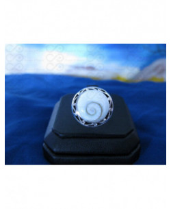 SR 0100 Ring Shiva Auge Silber