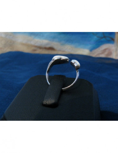 SR 0117 Ring Shiva Eye Shell Silver