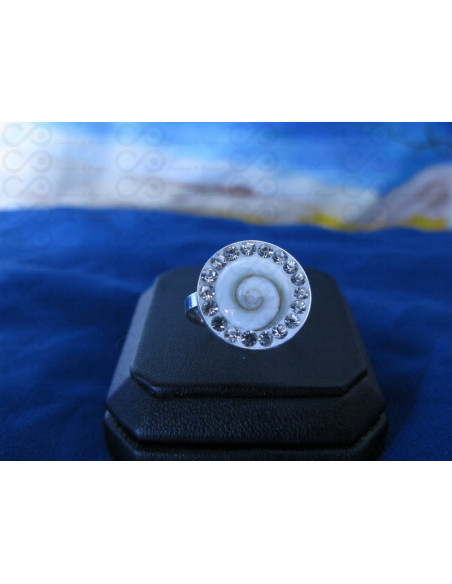 SR 0118 Ring Shiva Auge Silber
