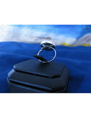 SR 0118 Anello in Argento con Occhio di Shiva