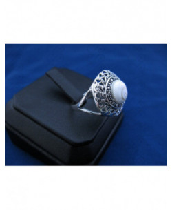 SR 0121 Ring Shiva Eye Shell Silver 2