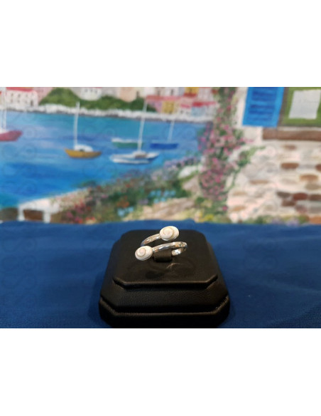 SR 0134o Anillo Shiva Ojo Plata