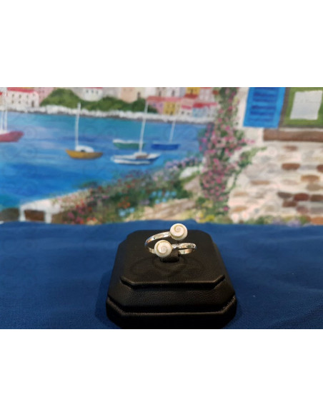 SR 0134r Anel Olho Shiva Prata