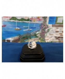 SR 0142 Anello in Argento con Occhio di Shiva