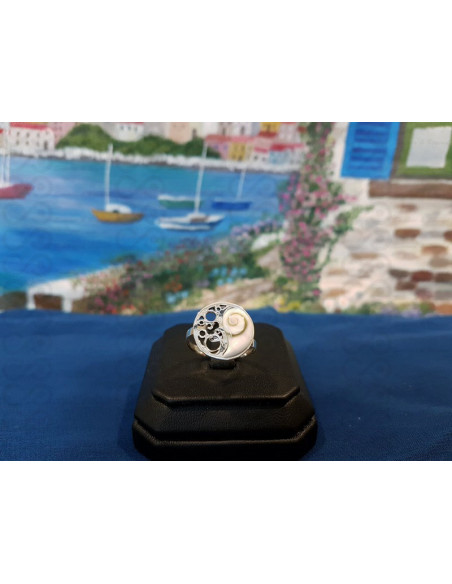 SR 0142 Anillo Shiva Ojo Plata