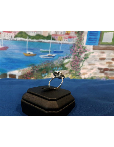 SR 0142 Anello in Argento con Occhio di Shiva