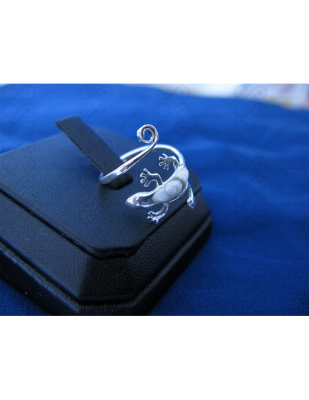 SR 0146 Ring Shiva Eye Shell Silver