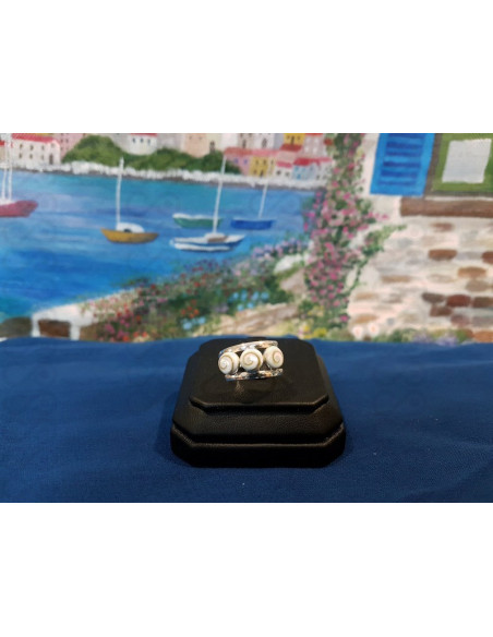SR 0147 Anillo Shiva Ojo Plata