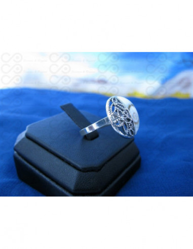 SR 0148 Ring Shiva Auge Silber