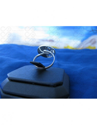 SR 0148 Anel Olho Shiva Prata