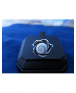 SR 0152 Anello in Argento con Occhio di Shiva