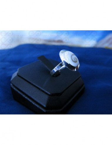 SR 0155 Anel Olho Shiva Prata