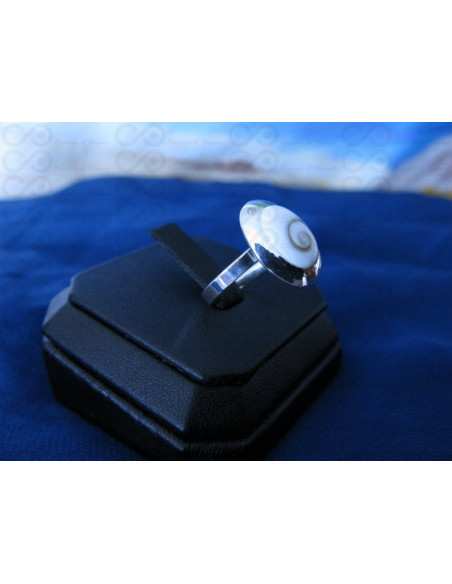 SR 0155 Anillo Shiva Ojo Plata