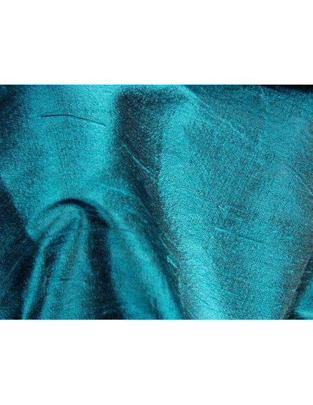 Blue Chill D002 Tecido de seda Dupioni