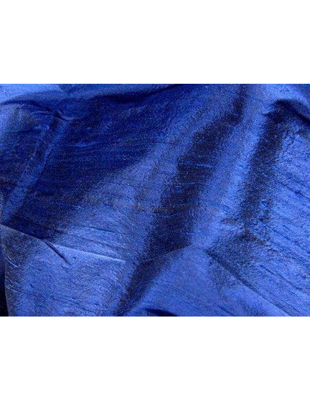 Havelock Blue D008 Tecido de seda Dupioni