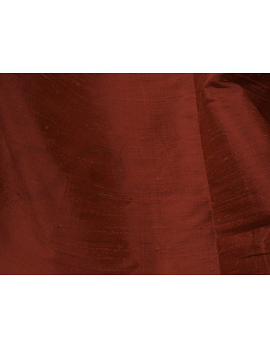 Burnt umber D066 Tejido Dupioni de Seda