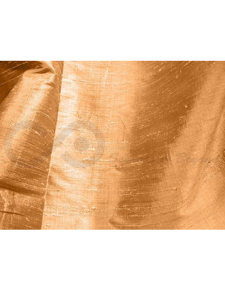 Copper D070 Tecido de seda Dupioni