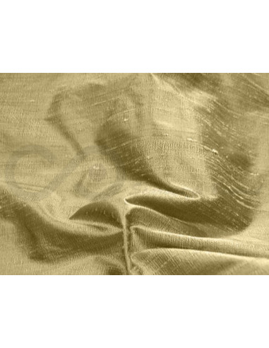 Ecru D072 Tecido de seda Dupioni