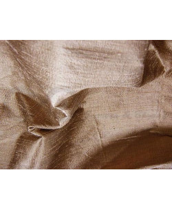 Toast Brown D082 Tecido de seda Dupioni