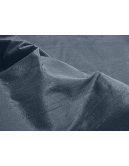 Charcoal D146 Silk Dupioni Fabric