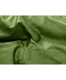 Dark olive green D170 Silk Dupioni Fabric