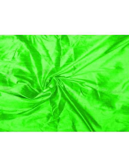 Neon green D178 Tecido de seda Dupioni