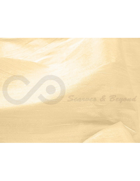 Peach D251  Tissu de soie Dupioni