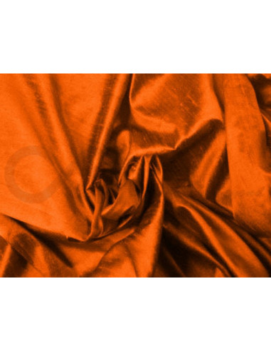 Persimmon D252  Tissu de soie Dupioni