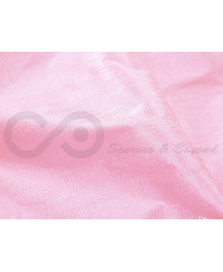 Baby pink D295 Tecido de seda Dupioni