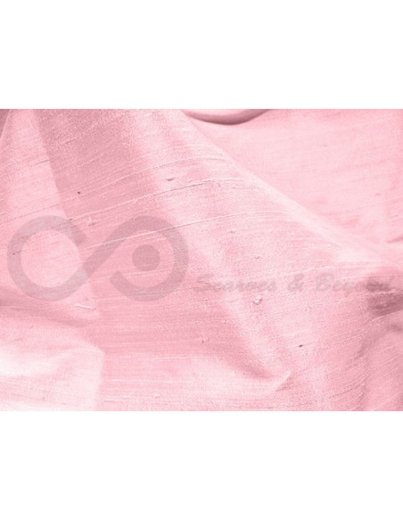 Pink D302 Tecido de seda Dupioni