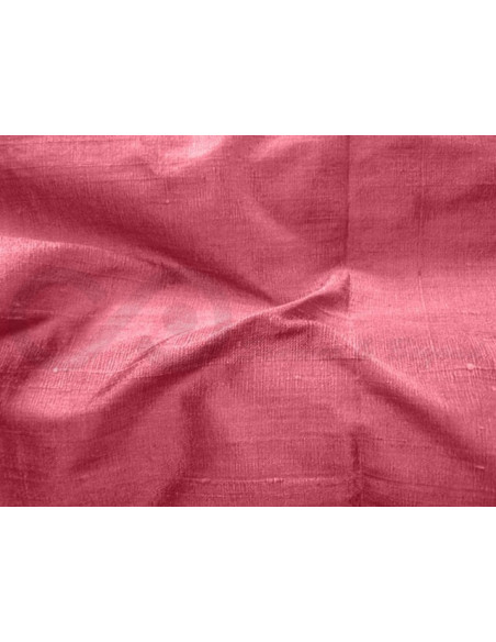 Salmon pink D303 Tecido de seda Dupioni