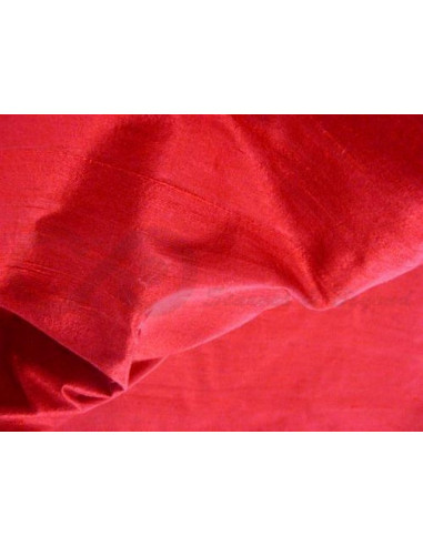 Milano Red D334  Tissu de soie Dupioni
