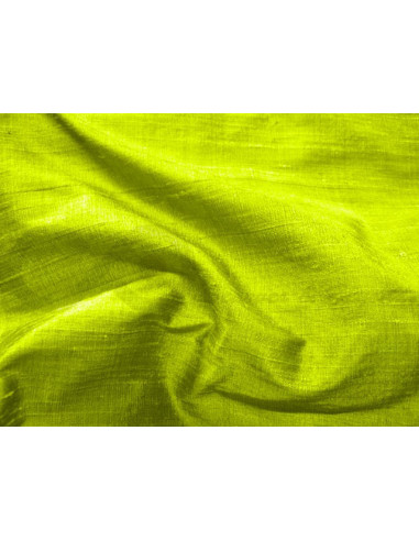Lemon lime D456  Tissu de soie Dupioni