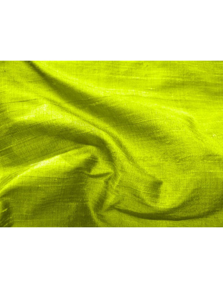 Lemon lime D456  Tissu de soie Dupioni
